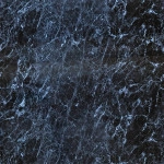 Декоративна ПВХ плита 600х600х3мм Чорний мармур (S) SW-00001625