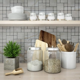 Самоклеюча PET мозаїка 300х300х4мм SW-00001656