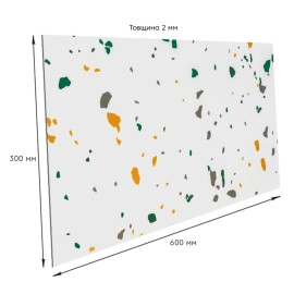 Самоклеюча стінова PET плитка 600х300х2мм SW-00001676