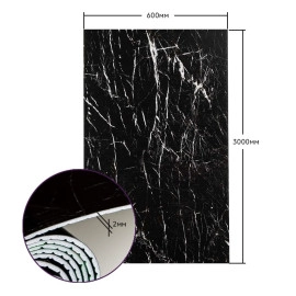 Самоклеюча стінова PET плитка у рулоні 600х3000х2мм SW-00001694