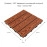 Композитна плитка WPC 30х30х2см Червоне дерево (D) SW-00001707