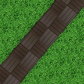 Композитна плитка WPC 30х30х2см Венге (D) SW-00001709