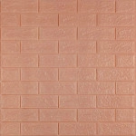 3D панель самоклеюча 700x770x3мм цегла Пудра SW-00001716