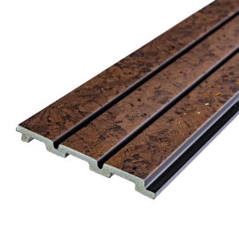 Рейка декоративна PS 2900х120х12мм Темно-коричневий із золотими вкрапленнями SW-00001737