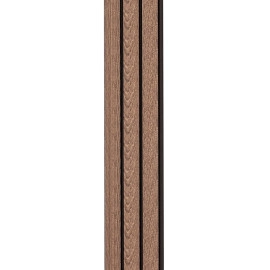 Рейка декоративна PS 2900х120х12мм Горіх SW-00001739