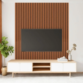 Рейка декоративна PS 2900х120х12мм Каштановий SW-00001743