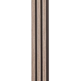 Рейка декоративна PS 2900х120х12мм Сіро-коричневий SW-00001744