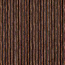 Рейка декоративна PS 2900х120х12мм Темний горіх SW-00001745