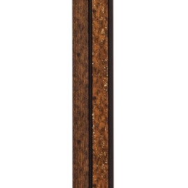 Рейка декоративна PS 2900х120х12мм Мідний із золотими вкрапленнями SW-00001747
