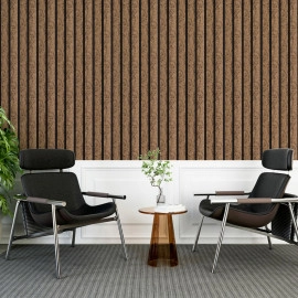 Рейка декоративна PS 2900х120х12мм Шоколадний мармур SW-00001754