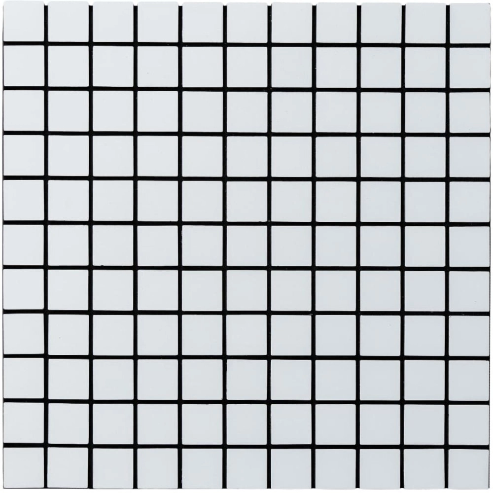 Самоклеюча алюмінієва плитка 300х300х3мм Біла мозайка SW-00001775