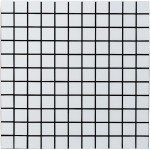 Самоклеюча алюмінієва плитка 300х300х3мм Біла мозайка SW-00001775