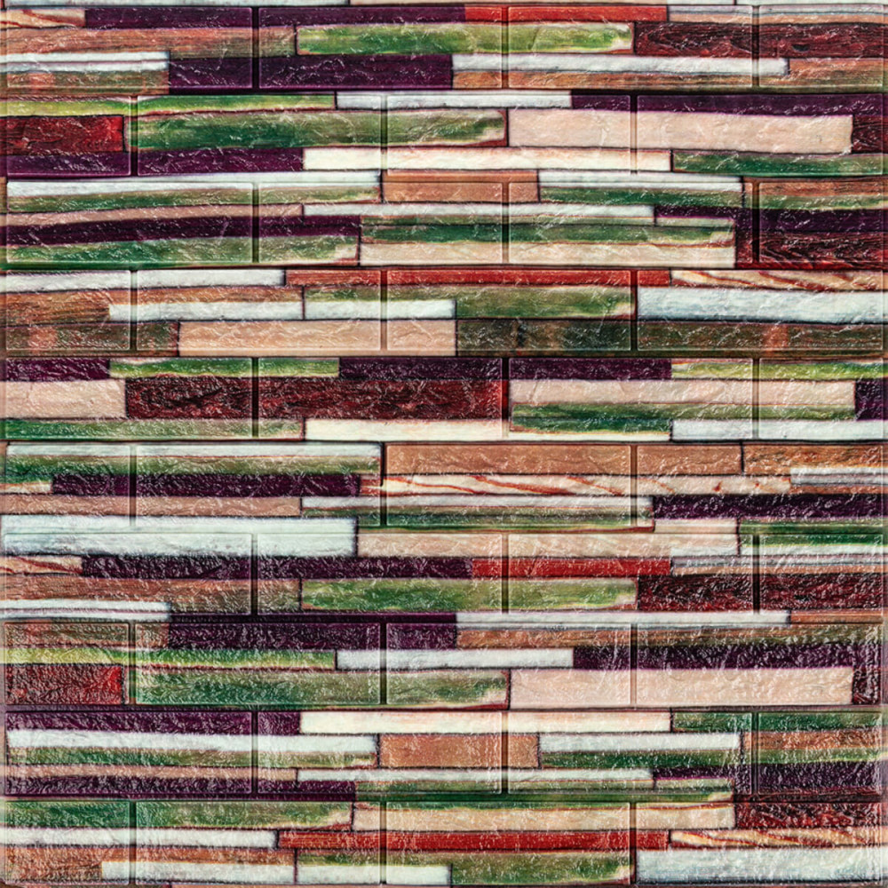 Панель стінова 3D 700х770х6мм Мікс SW-00001799