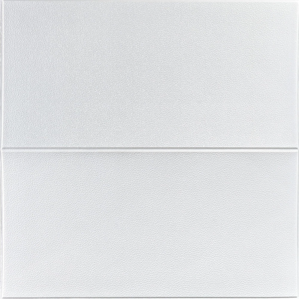 Панель стінова 3D 700х700х3мм Квадрат білий SW-00001802