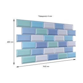 Декоративна ПВХ панель 960х480х4мм SW-00001842