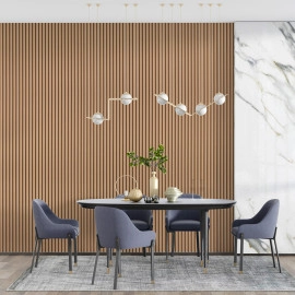 Рейка декоративна WPC стінова 3000х160х23мм Дуб SW-00001855