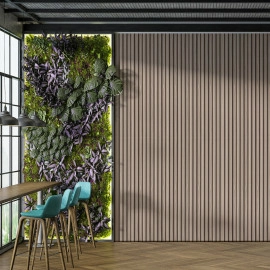 Рейка декоративна WPC стінова 3000х160х23мм Сірий горіх SW-00001856