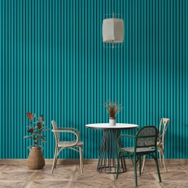 Рейка декоративна WPC стінова 3000х160х23мм Темна бірюза SW-00001863