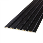 Рейка декоративна WPC стінова 3000х150х9мм Антрацит SW-00001869