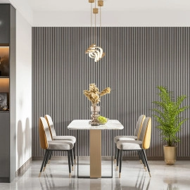 Рейка декоративна WPC стінова 3000х150х9мм Сіра SW-00001870