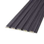 Рейка декоративна WPC стінова 3000х150х9мм Графіт SW-00001871