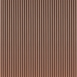 Рейка декоративна WPC кругла стінова 3000х152х15мм Каштан SW-00001872