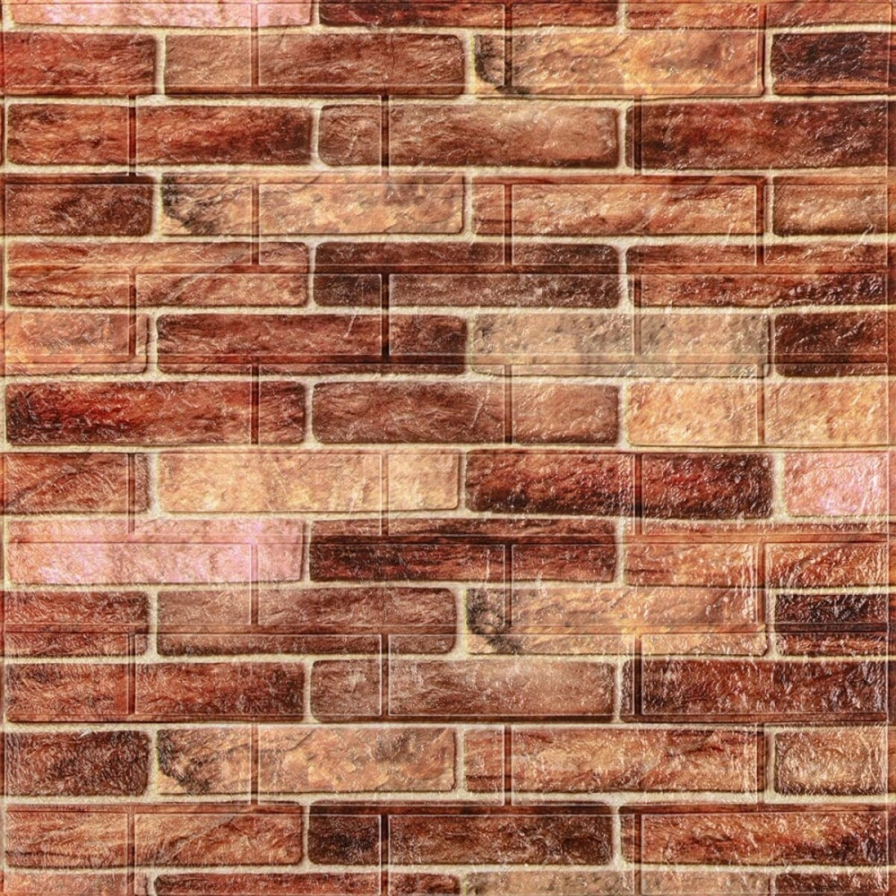 Панель стінова 3D 700мм*770мм*2мм Коричневий SW-00001910