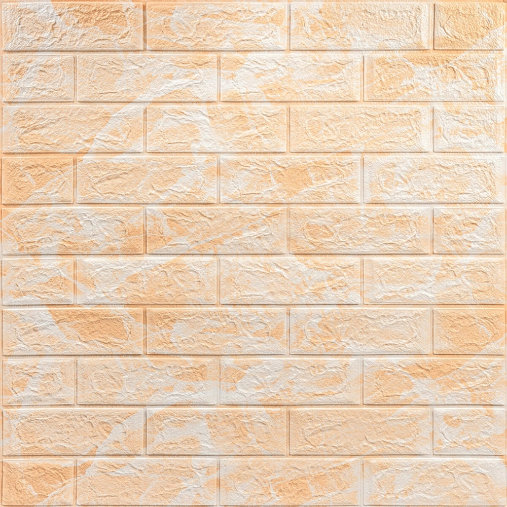 Панель стінова 3D 700х770х2мм (062-2) Мармур Бежевий SW-00001911