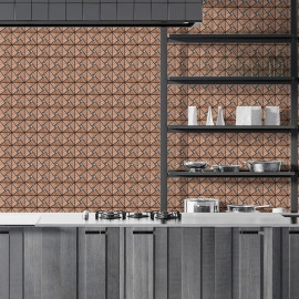 Самоклеюча алюмінієва плитка 300х300х3мм Бронза SW-00001927