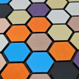 Самоклеюча алюмінієва плитка 300х300х3мм Кольорова SW-00001932