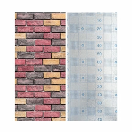 Самоклеючі шпалери 2800х500х1,5мм Червона екатериновлавська цегла (D) SW-00001944