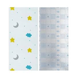 Самоклеючі шпалери 2800х500х1,5мм Місяць та зірочки (D) SW-00001947