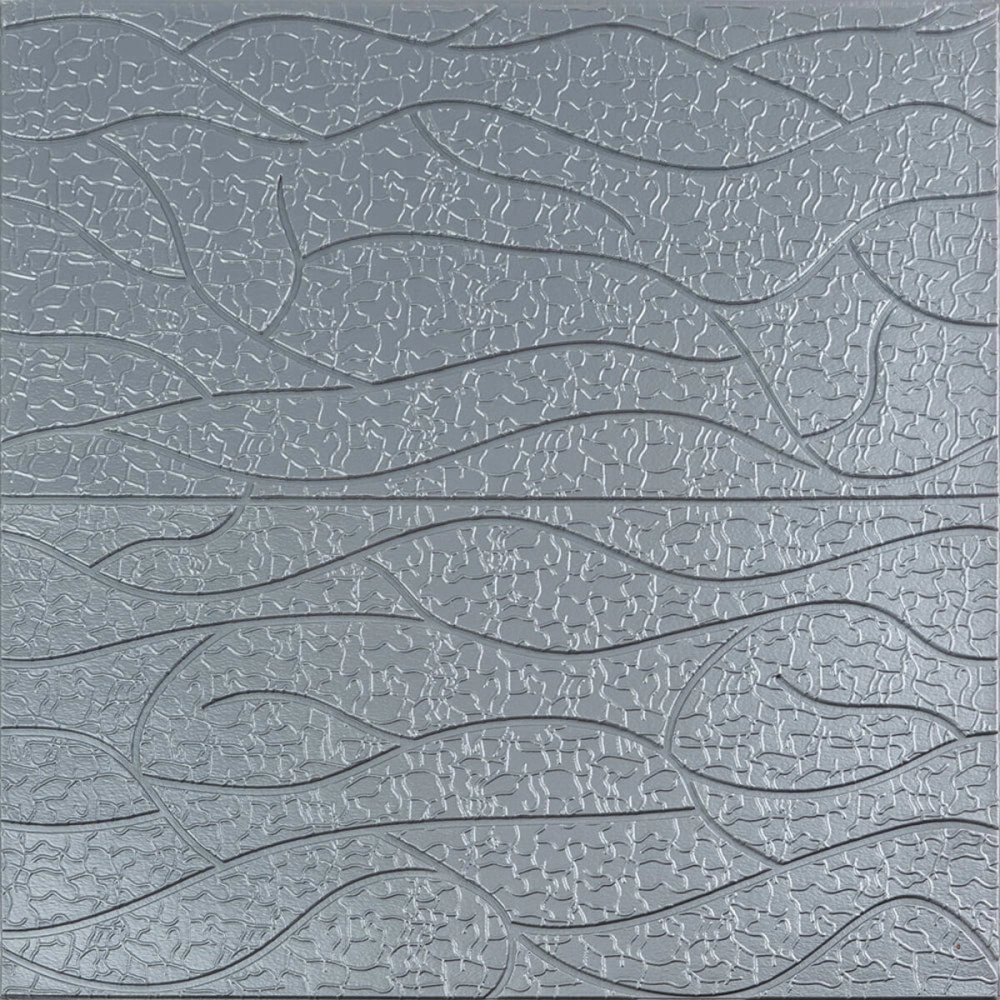 Панель 3D 700х700х6мм Срібло SW-00001951