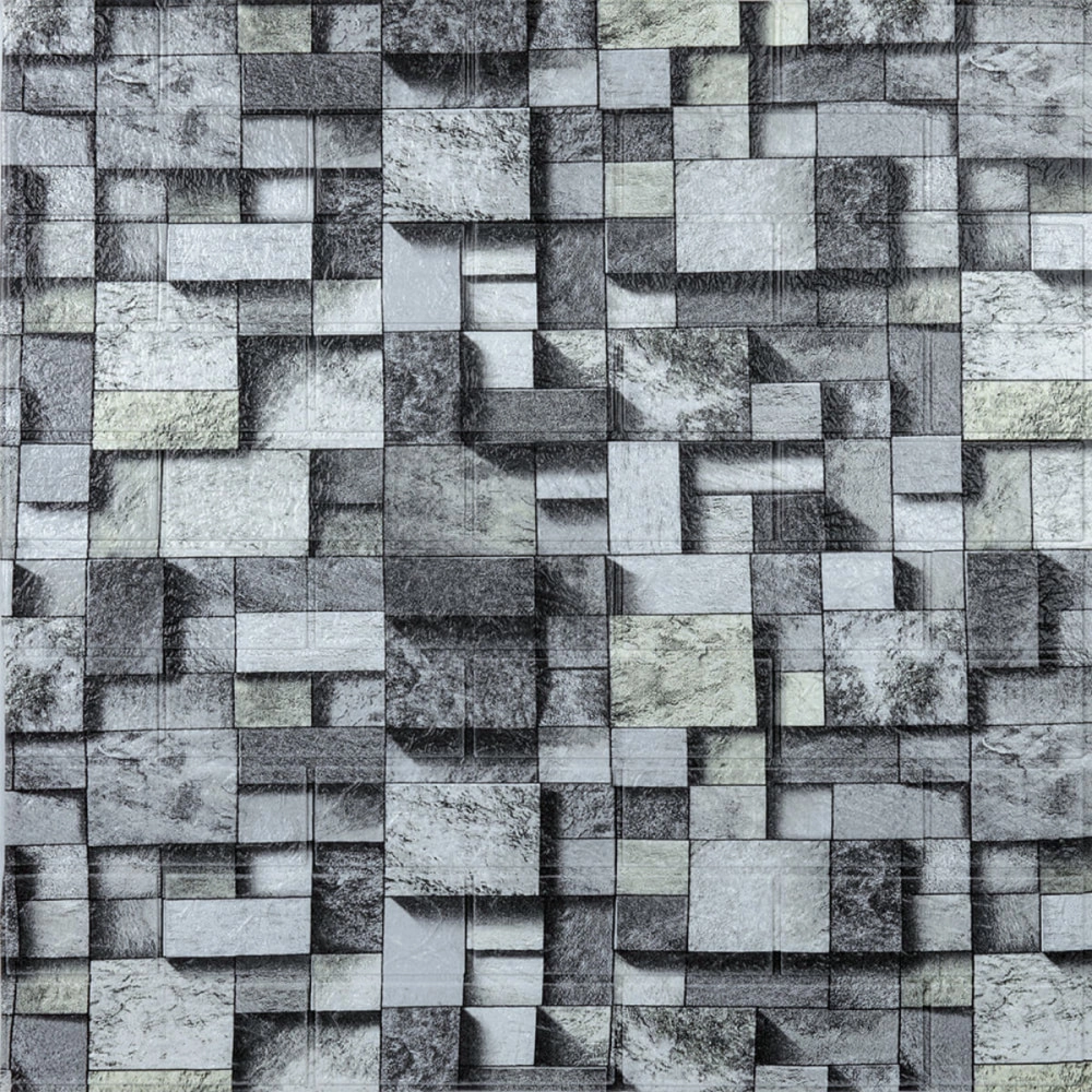 Панель стінова 700х770х3мм Графітовий кубік SW-00001996