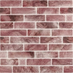 Панель стінова 680х680х4мм Клінкер рожева глина SW-00002005