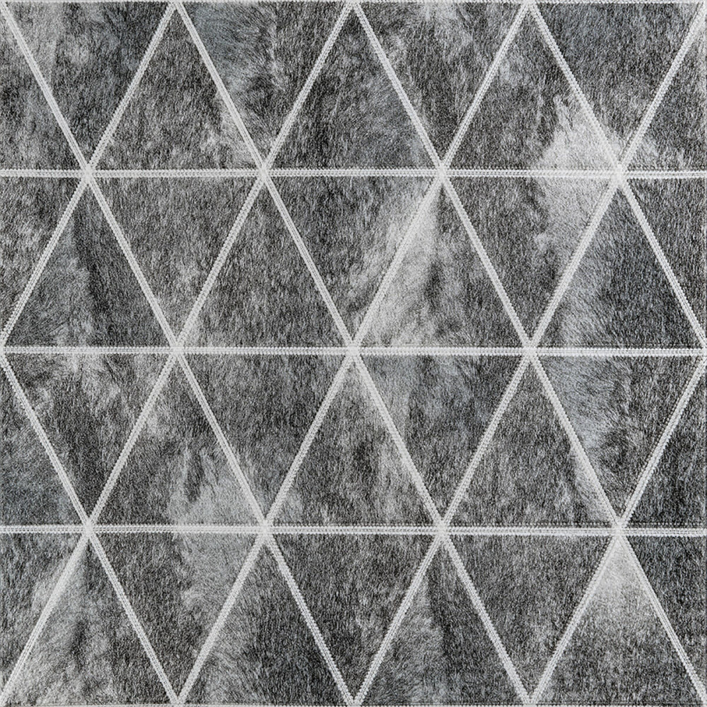 Панель стінова 3D 700х700х4мм Ромби сірі вінтаж SW-00002008