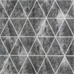 Панель стінова 3D 700х700х4мм Ромби сірі вінтаж SW-00002008