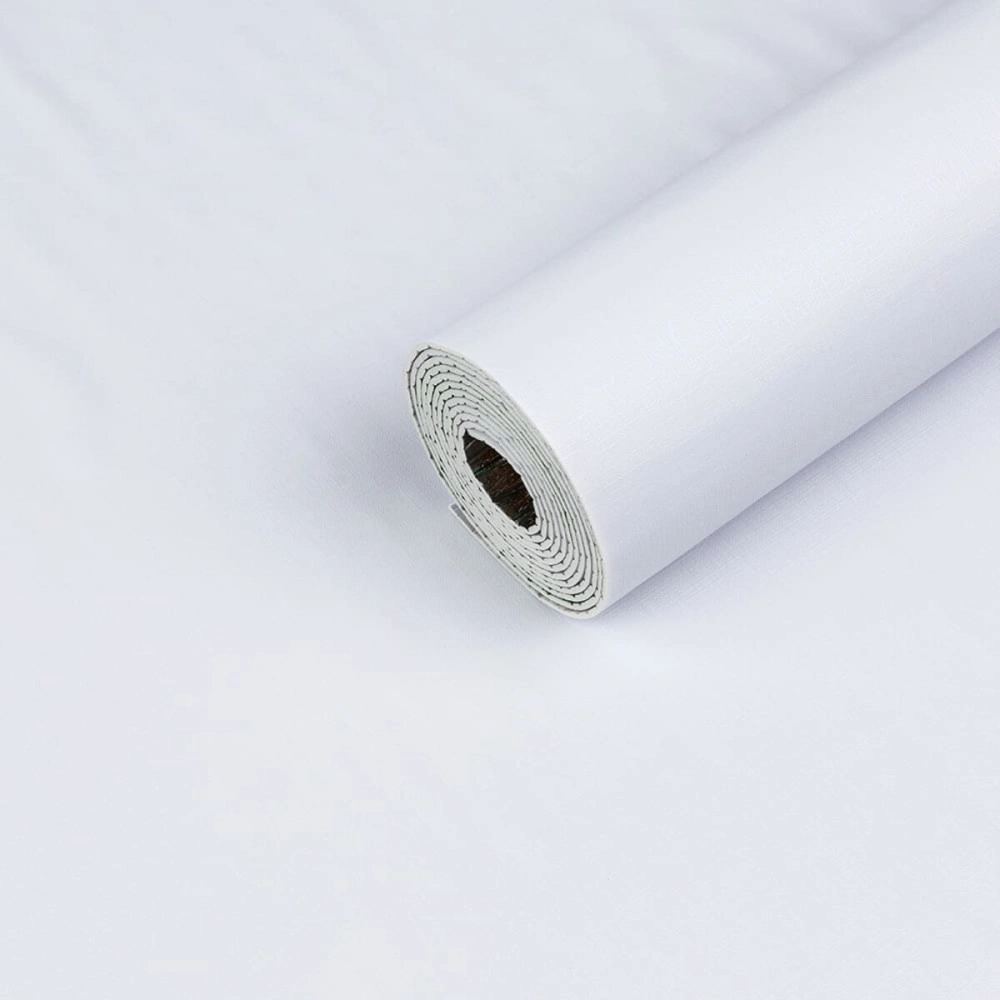 Самоклеюча вініловая плитка в рулоні 600х3000х2мм Біле полотно Мат SW-00002032