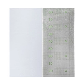 Самоклеюча вініловая плитка в рулоні 600х3000х2мм Біле полотно Мат SW-00002032