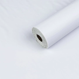 Самоклеюча вініловая плитка в рулоні біле полотно 0,6*3m*2мм Мат SW-00002032