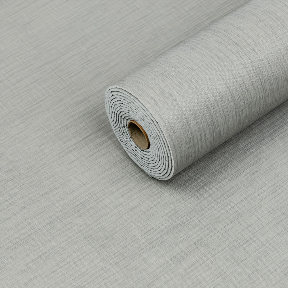 Самоклеюча вініловая плитка в рулоні 600х3000х2мм Світло-сіре полотно Мат SW-00002033