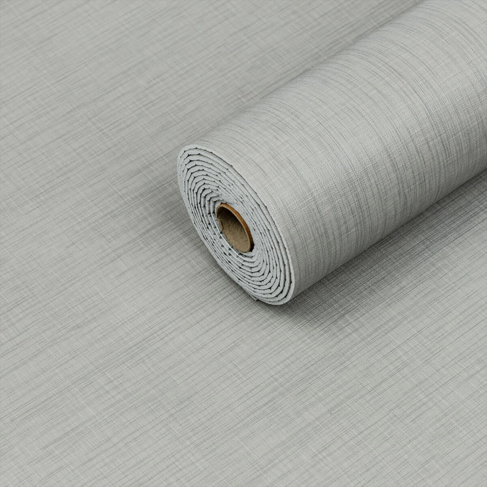 Самоклеюча вініловая плитка в рулоні 600х3000х2мм Світло-сіре полотно Мат SW-00002033