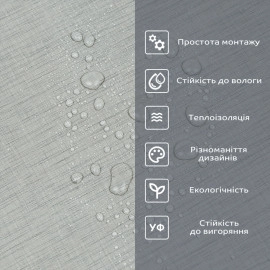Самоклеюча вініловая плитка в рулоні 600х3000х2мм Світло-сіре полотно Мат SW-00002033