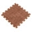 Підлога-пазл плюшевий 30х30х1см Коричневий (D) SW-00002082
