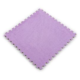 Підлога-пазл плюшевий ФІОЛЕТОВИЙ 60*60*1cm (D) SW-00002087