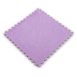 Підлога-пазл плюшевий ФІОЛЕТОВИЙ 60*60*1cm (D) SW-00002087