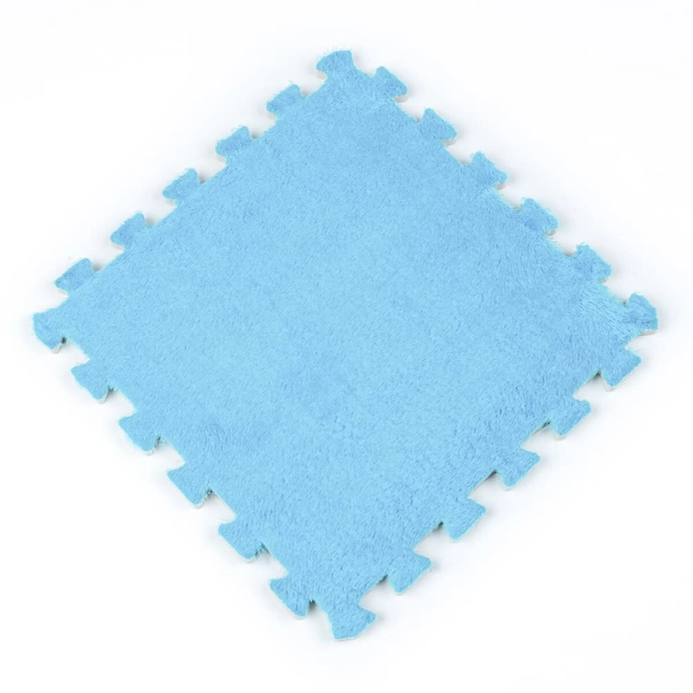 Підлога-пазл плюшевий 30х30х1см Блакитний (D) SW-00002090