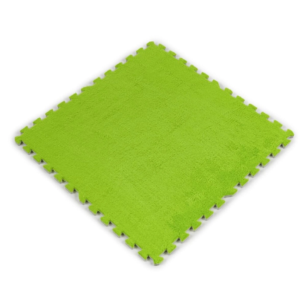 Підлога-пазл плюшевий 60х60х1см Салатовий (D) SW-00002095