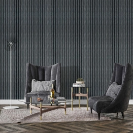 Рейка декоративна PS 2900х120х12мм Темний графіт SW-00002128