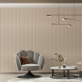 Рейка декоративна PS 2900х120х12мм Світлий дуб SW-00002129